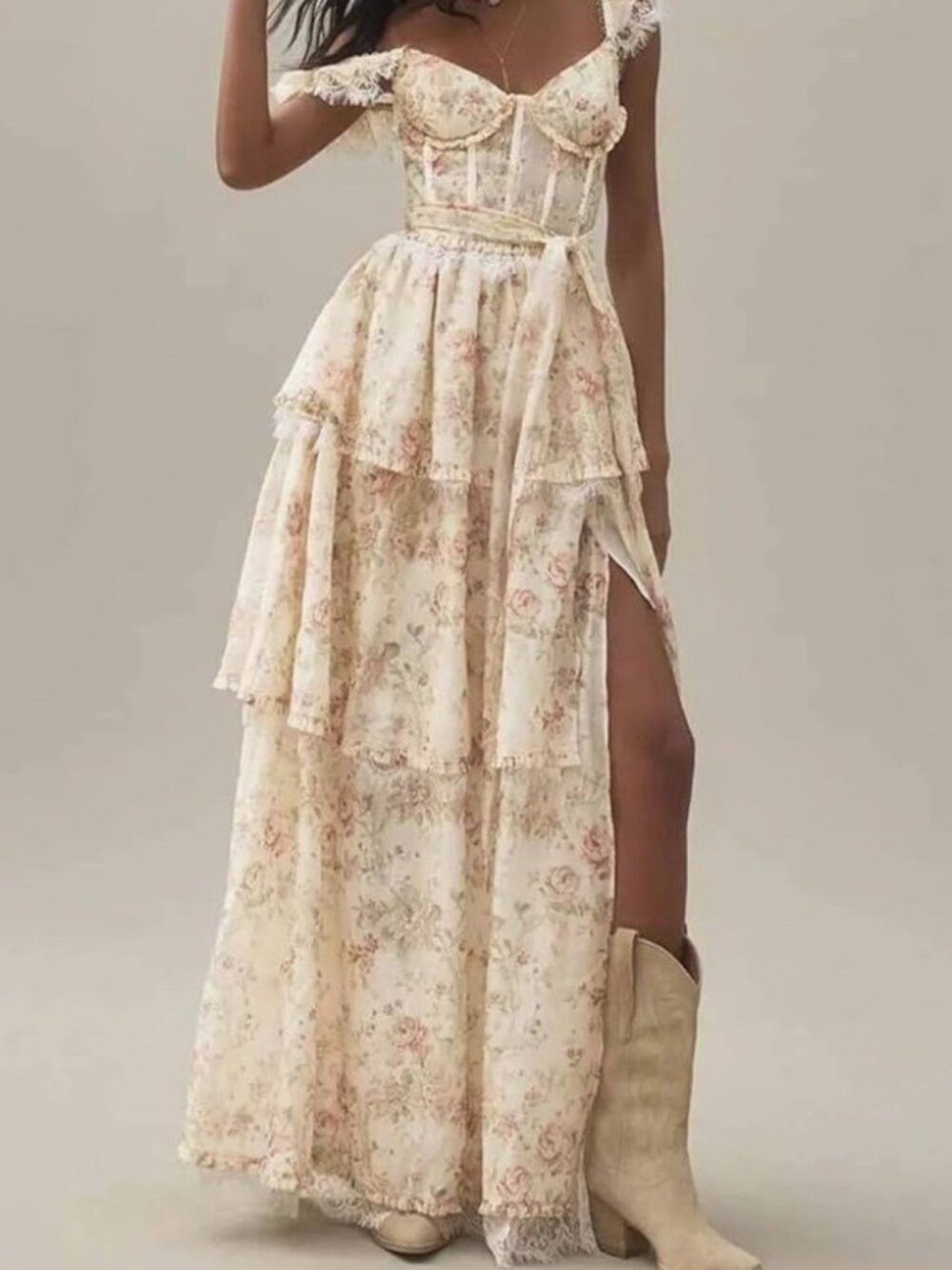 NWOT Revolve Jolie Gown V. Chapman in Carmel Valley Rose SOLD OUT SIZE 6